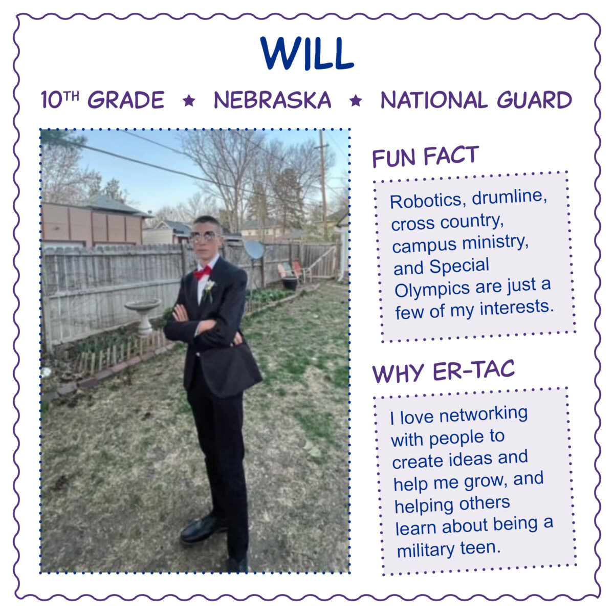 ER-TAC_Will Elva Resa Teen Advisory Committee - Meet Will