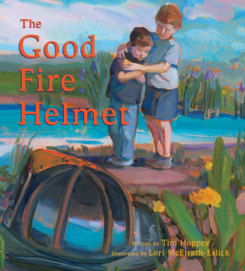 Good Fire Helmet cover Cover image for the book The Good Fire Helmet By Tim Hoppey