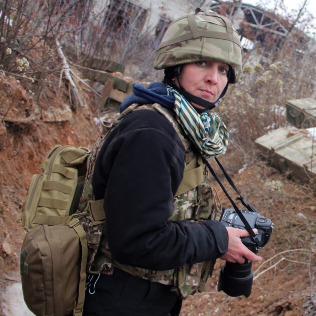 JT Blatty, author of Snapshots Sent Home, Elva Resa 2024. Photo credit: Dmytro Lavrenchuk