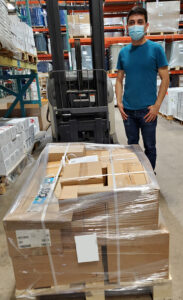 Nelson Mejia, Elva Resa, S3PL warehouse