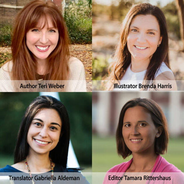 Operation Aviation picture book team (Elva Resa): Teri Weber, Brenda Harris, Gabriella Aldeman, Tamara Rittershaus